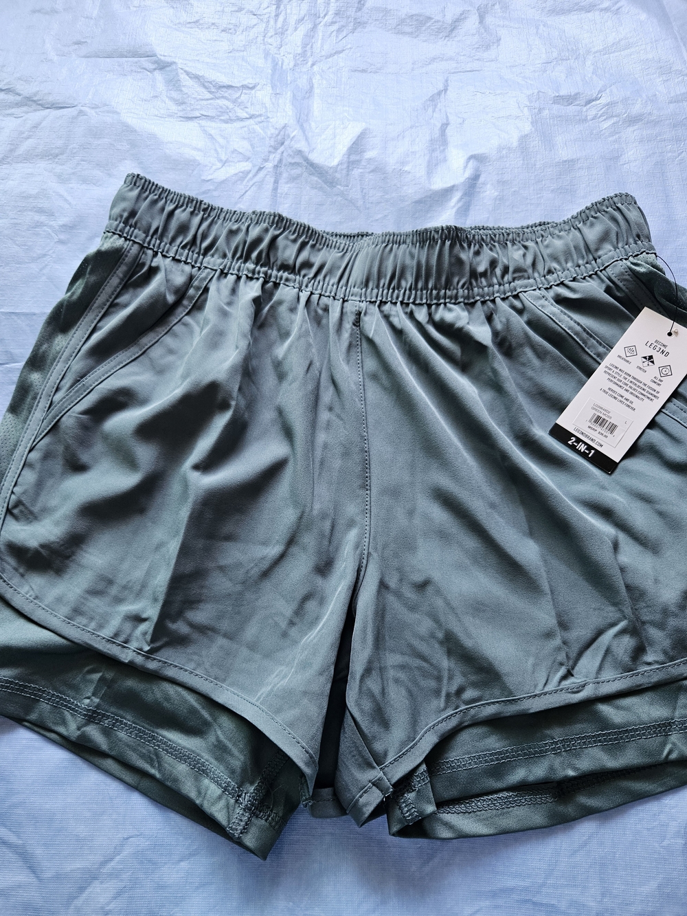 2-in-1 Running Shorts with Pockets
